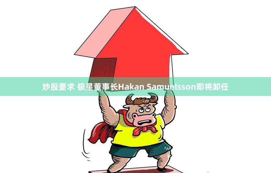 炒股要求 极星董事长Hakan Samuelsson即将卸任